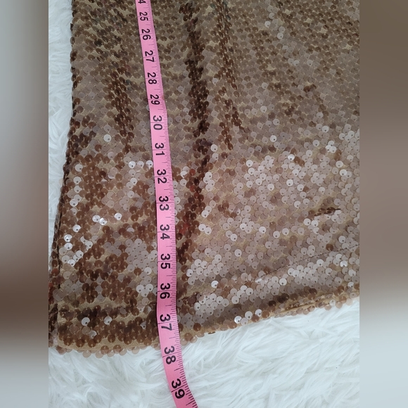 ottod'ame brown sequin tshirt dress size 10 - Picture 6 of 9